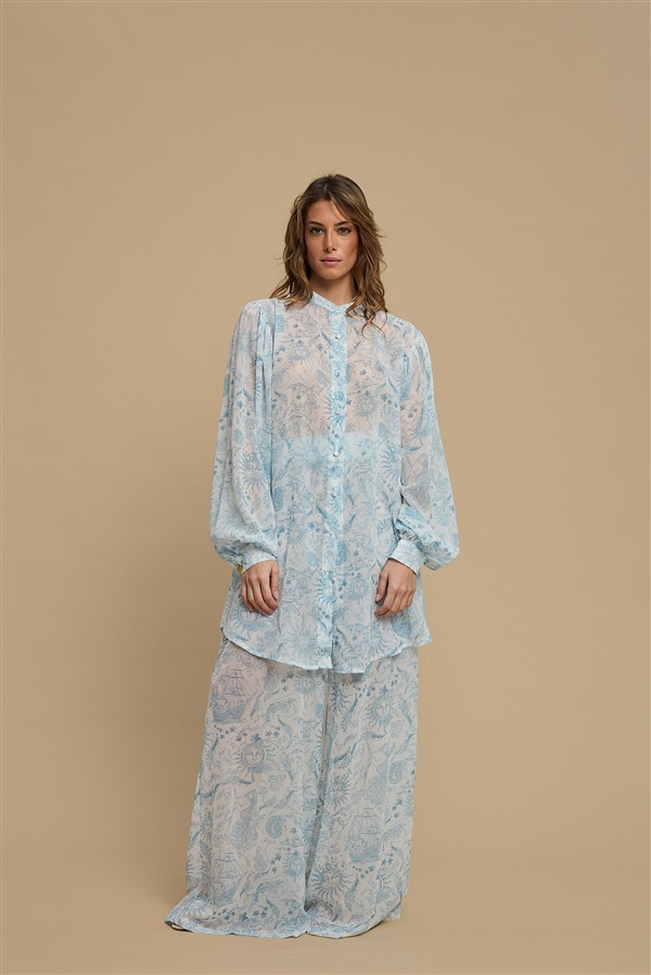 LA CHAINE AMMOUDIA SHIRT VINTAGE BLUE