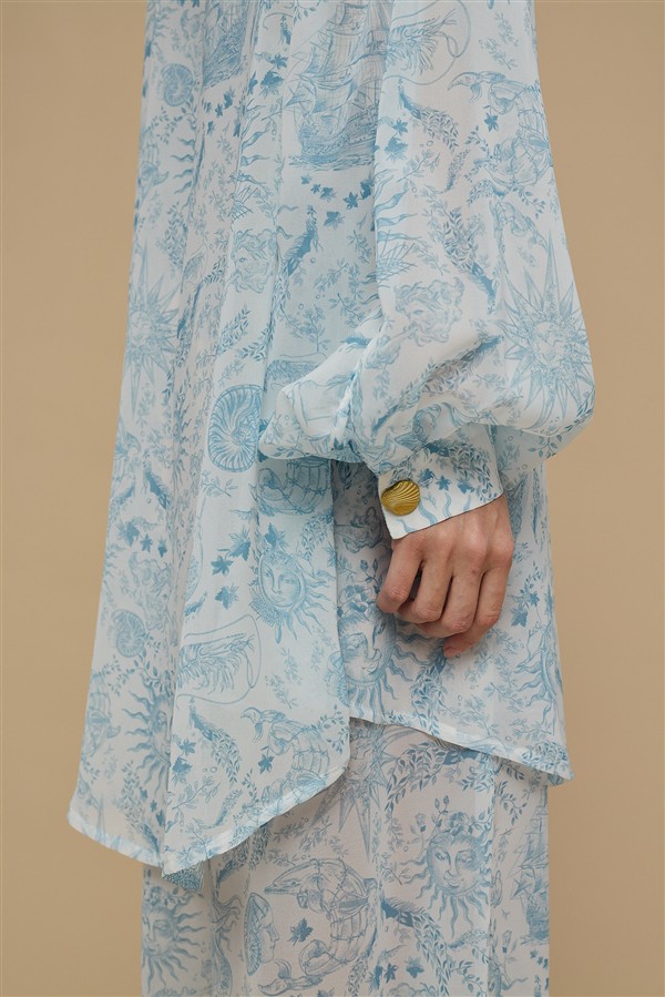 LA CHAINE AMMOUDIA SHIRT VINTAGE BLUE