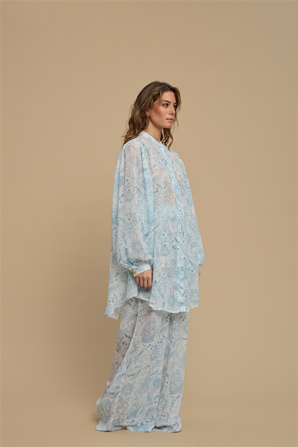 LA CHAINE AMMOUDIA SHIRT VINTAGE BLUE