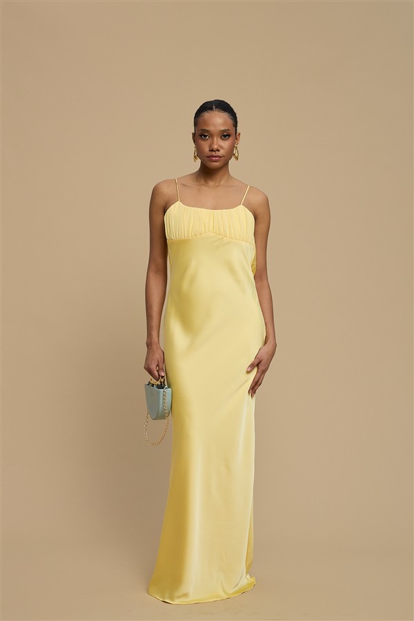 LA CHAINE AURA DRESS YELLOW