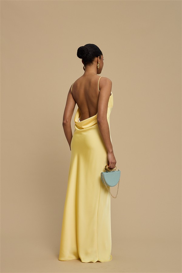 LA CHAINE AURA DRESS YELLOW