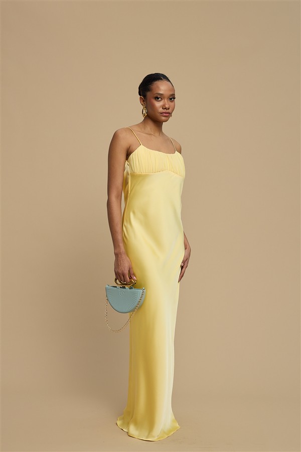 LA CHAINE AURA DRESS YELLOW