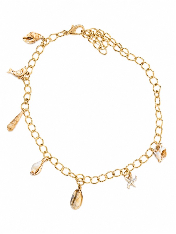 LA CHAINE CHAIN BELT SHELL MARBLE