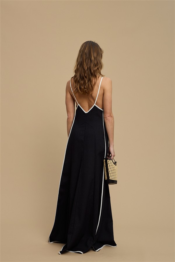 LA CHAINE CYCLADES DRESS BLACK
