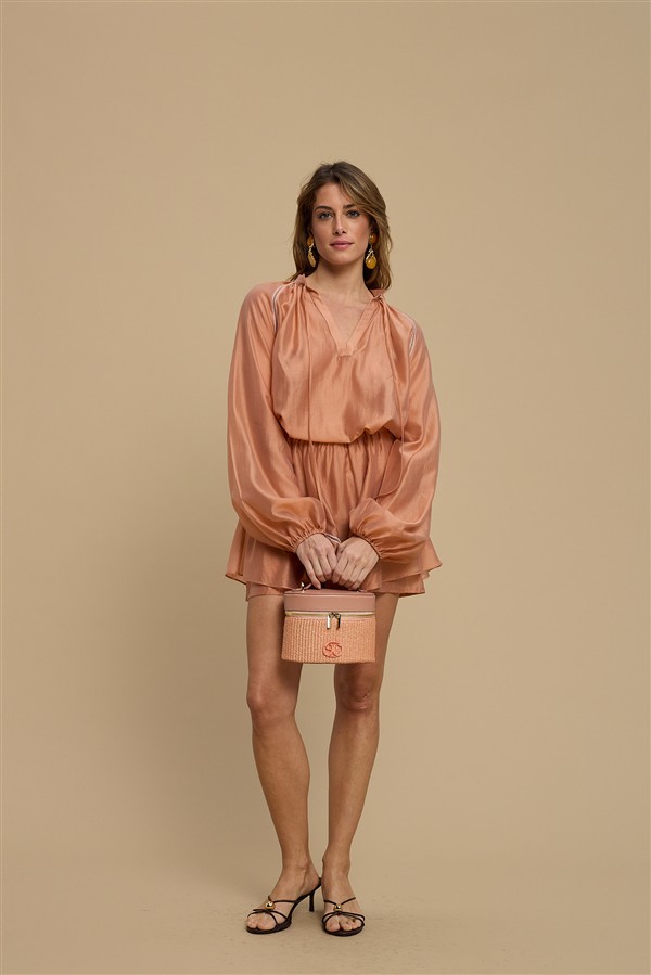 LA CHAINE ESTELL SHIRT DUSTY PINK