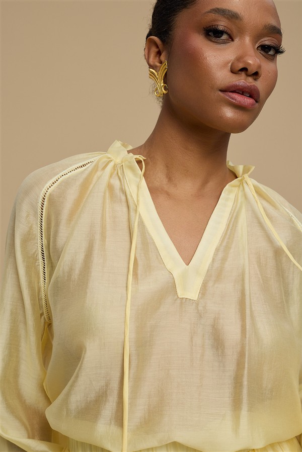 LA CHAINE ESTELL SHIRT YELLOW