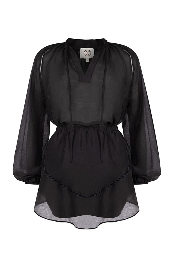 LA CHAINE ESTELL SKIRT BLACK