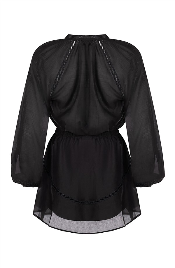 LA CHAINE ESTELL SKIRT BLACK