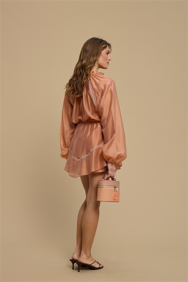 LA CHAINE ESTELL SKIRT DUSTY PINK