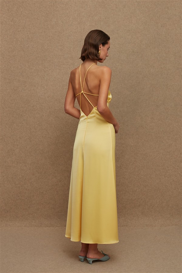 LA CHAINE EXOTIC DRESS YELLOW
