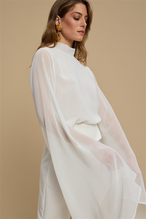 LA CHAINE GAIA TOP WHITE