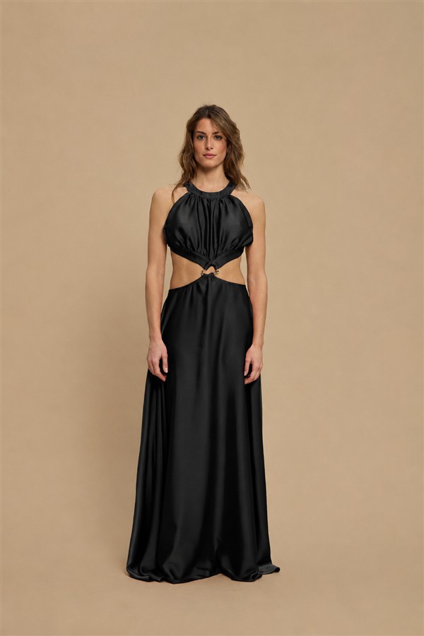 LA CHAINE HORIZON DRESS BLACK
