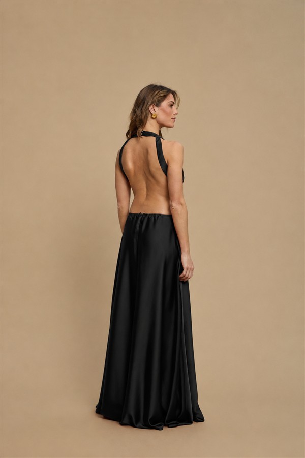 LA CHAINE HORIZON DRESS BLACK