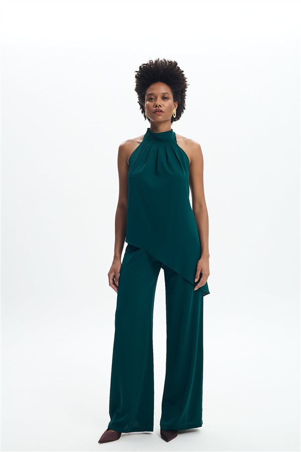LA CHAINE INAYA PANT GREEN
