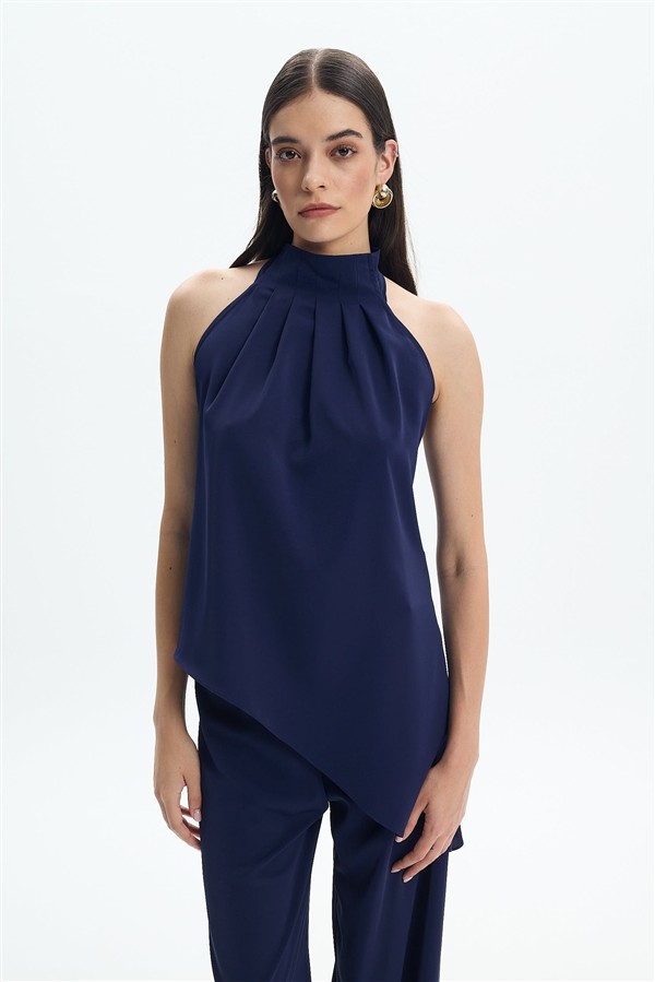 LA CHAINE INAYA TOP BLUE