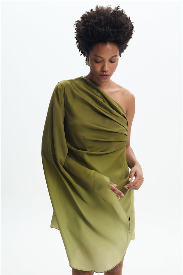 LA CHAINE NELLIE DRESS GREEN
