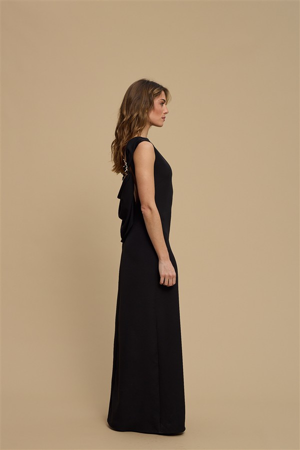 LA CHAINE NIRIIDA DRESS BLACK