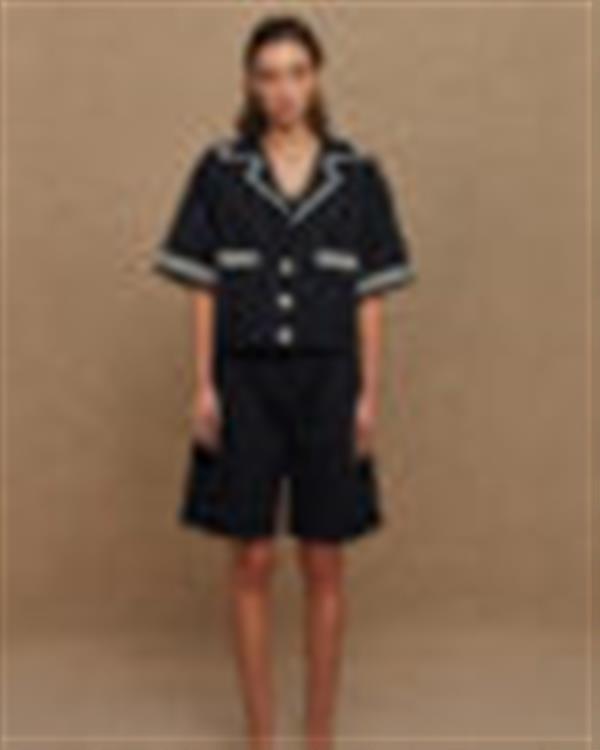 LA CHAINE PARELTHON SHORTS NAVY BLUE