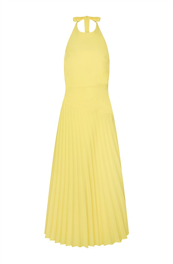 LA CHAINE PENELOPE DRESS YELLOW