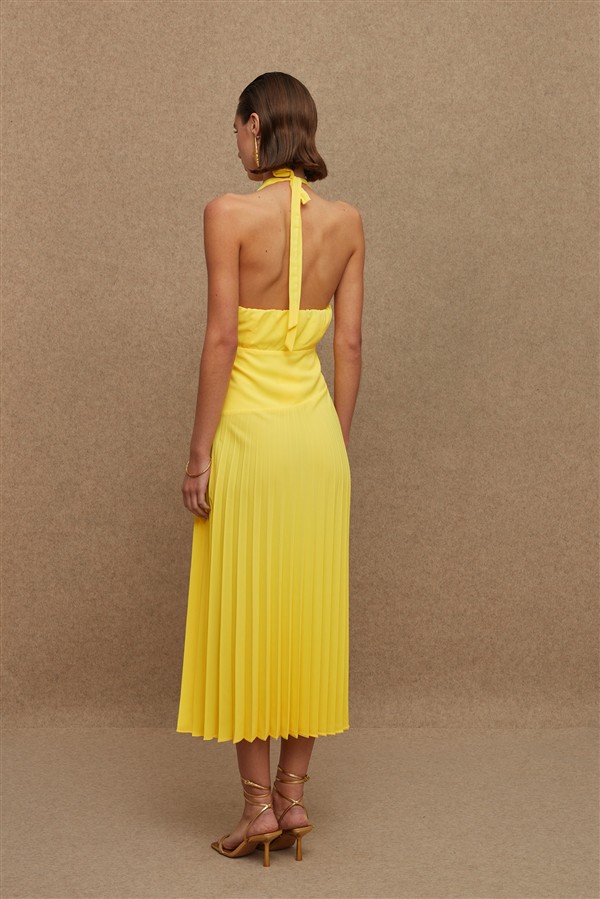 LA CHAINE PENELOPE DRESS YELLOW