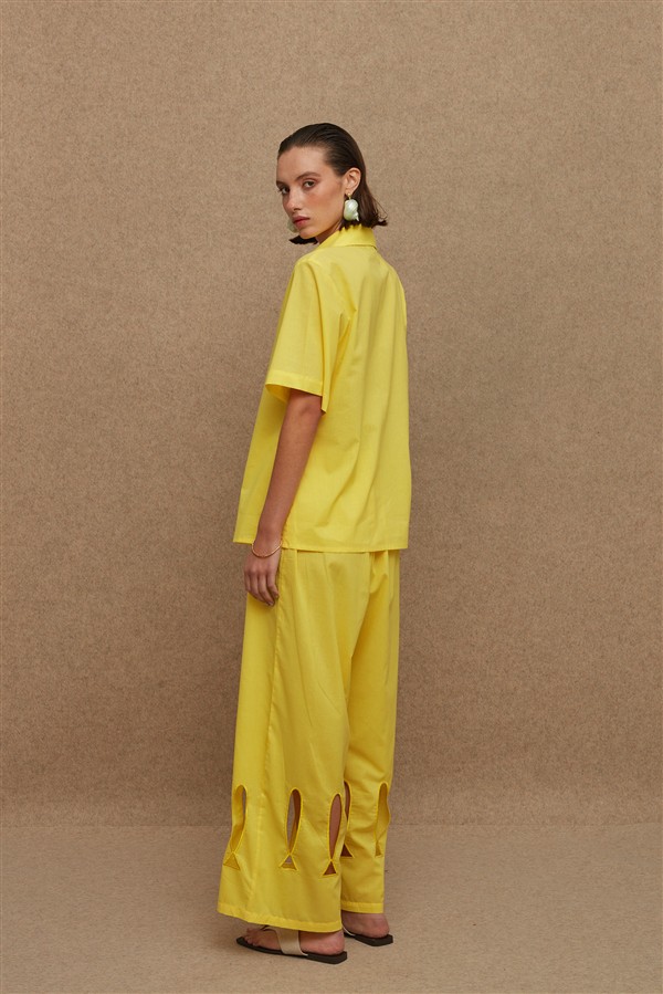 LA CHAINE PSARAS SHIRT YELLOW