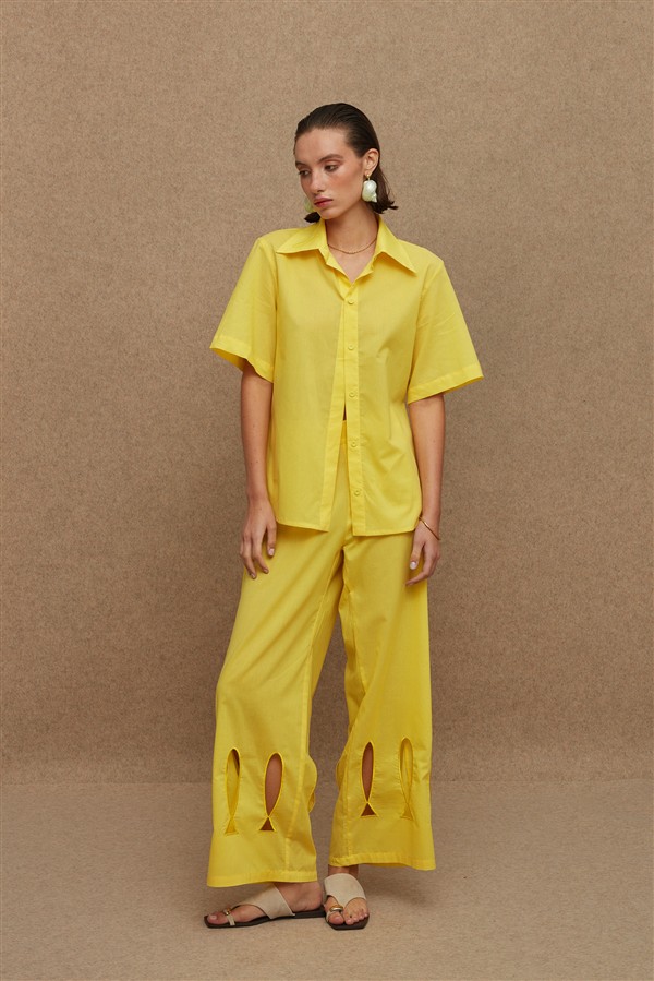 LA CHAINE PSARAS SHIRT YELLOW