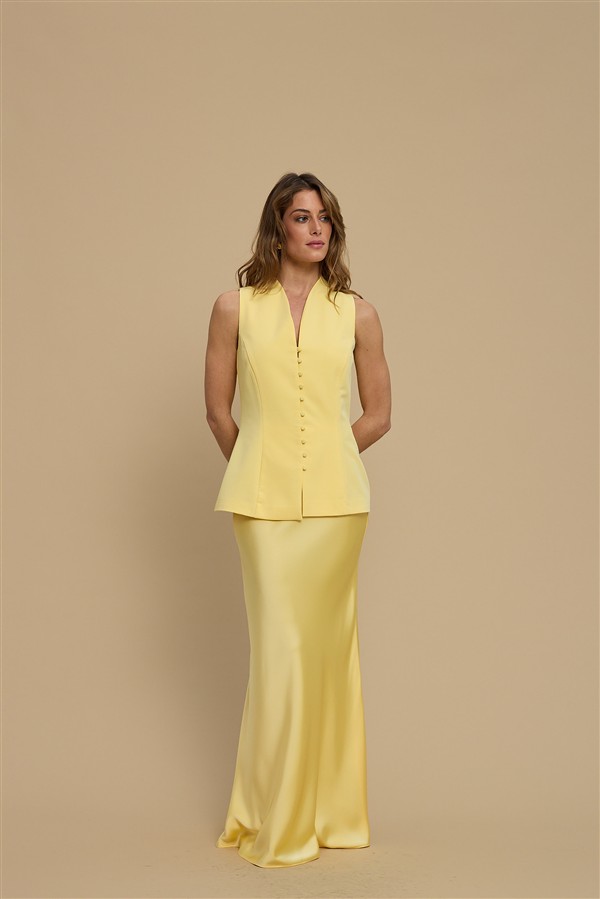 LA CHAINE ROSE SKIRT YELLOW