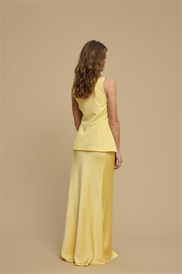 LA CHAINE ROSE VEST YELLOW
