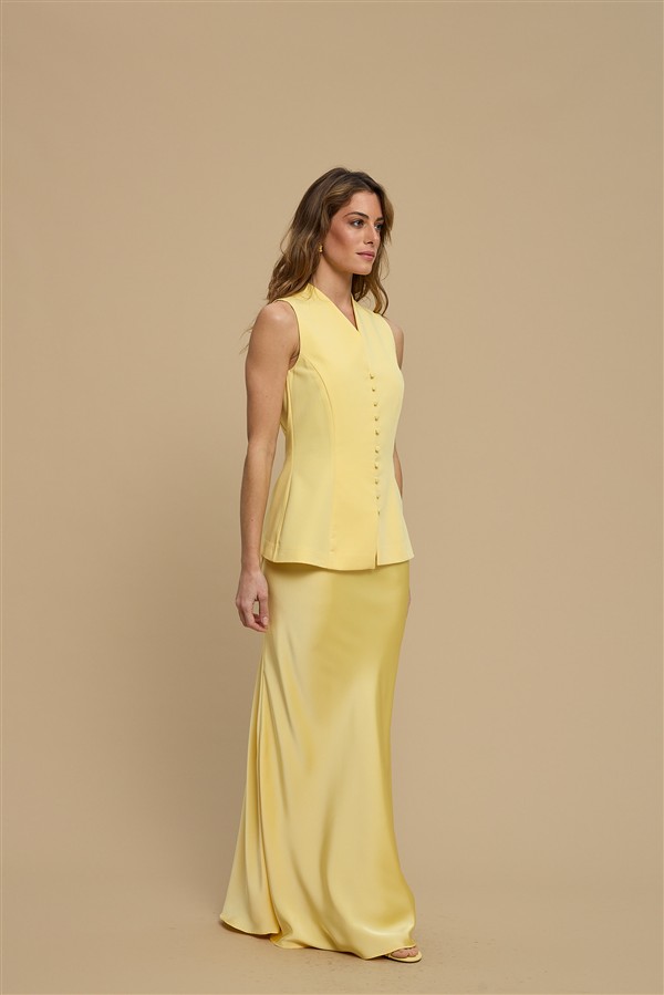 LA CHAINE ROSE SKIRT YELLOW