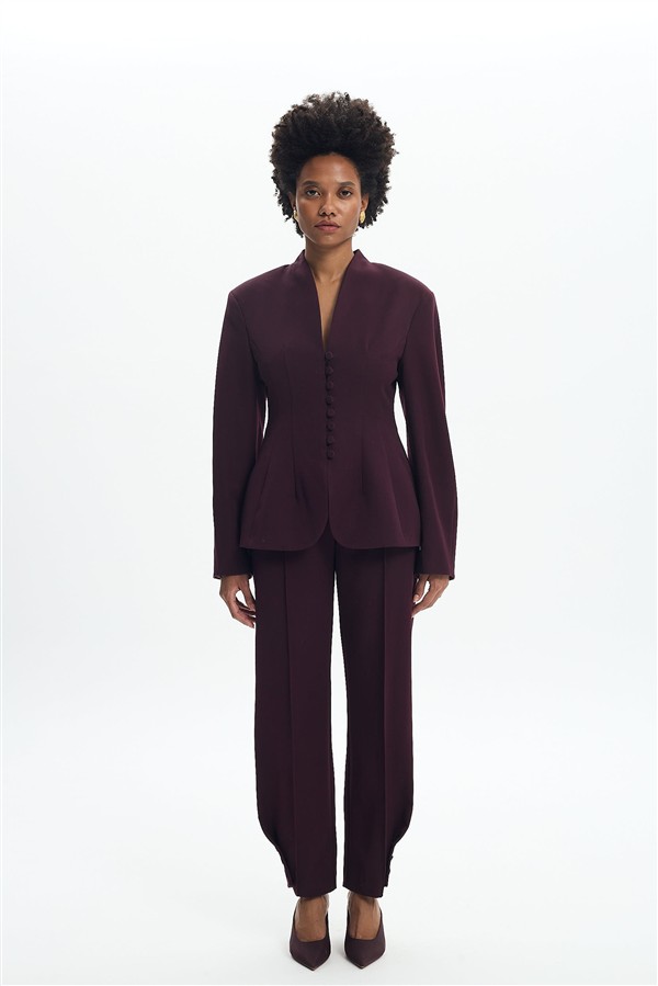 LA CHAINE SESILIA BLAZER CHERRY LACQUER