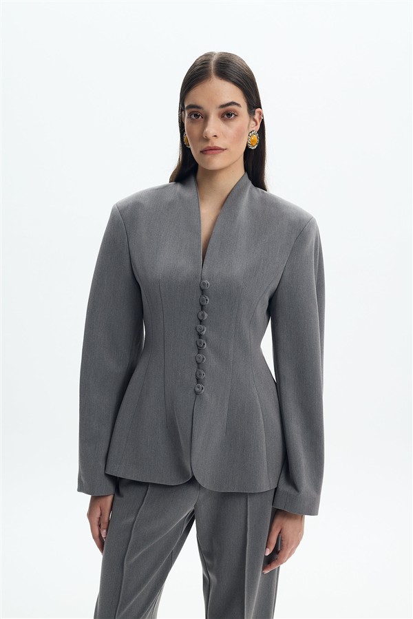 LA CHAINE SESILIA BLAZER GREY