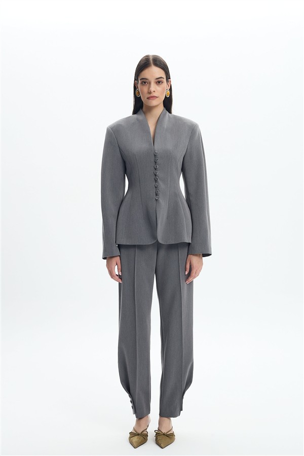 LA CHAINE SESILIA PANT GREY
