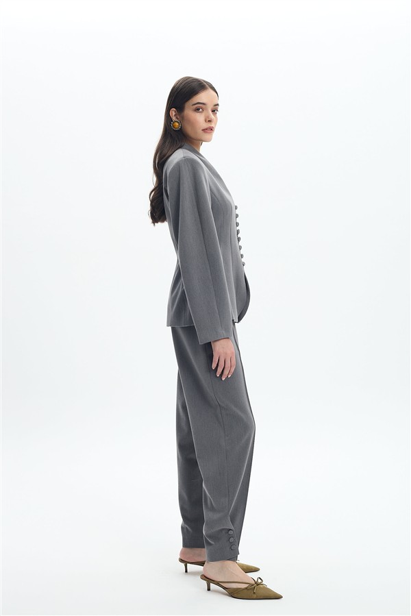 LA CHAINE SESILIA PANT GREY