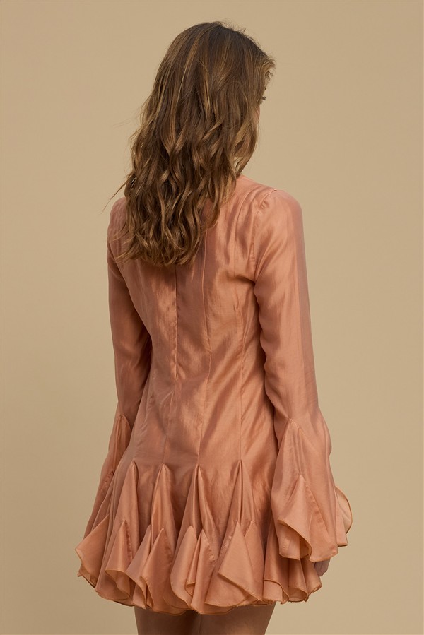 LA CHAINE SOLEA DRESS DUSTY PINK