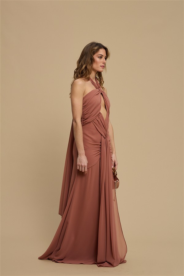 LA CHAINE SUNSHINE DRESS DUSTY PINK