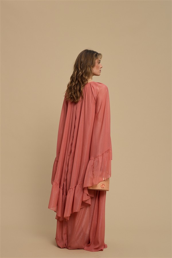 LA CHAINE SUNSPELL DRESS DUSTY PINK