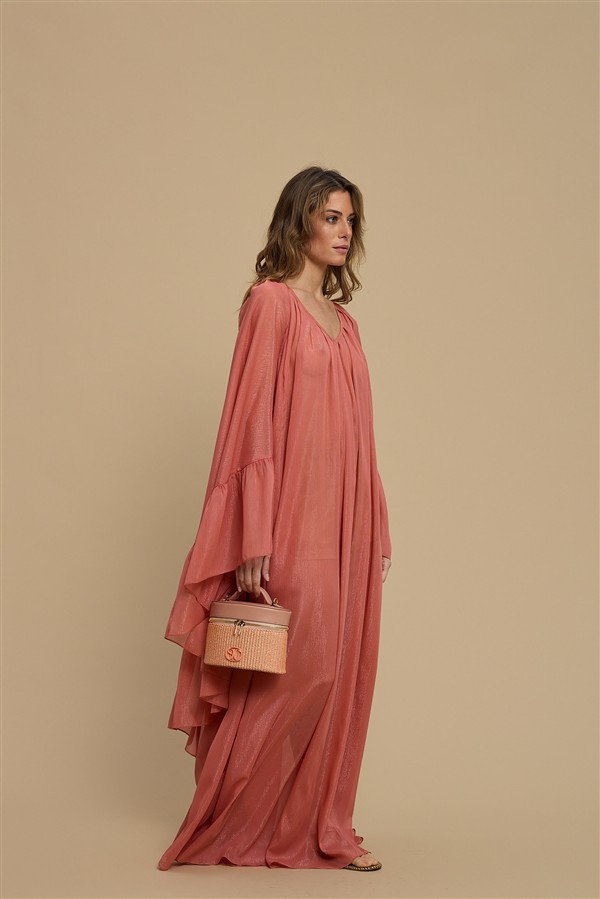 LA CHAINE SUNSPELL DRESS DUSTY PINK
