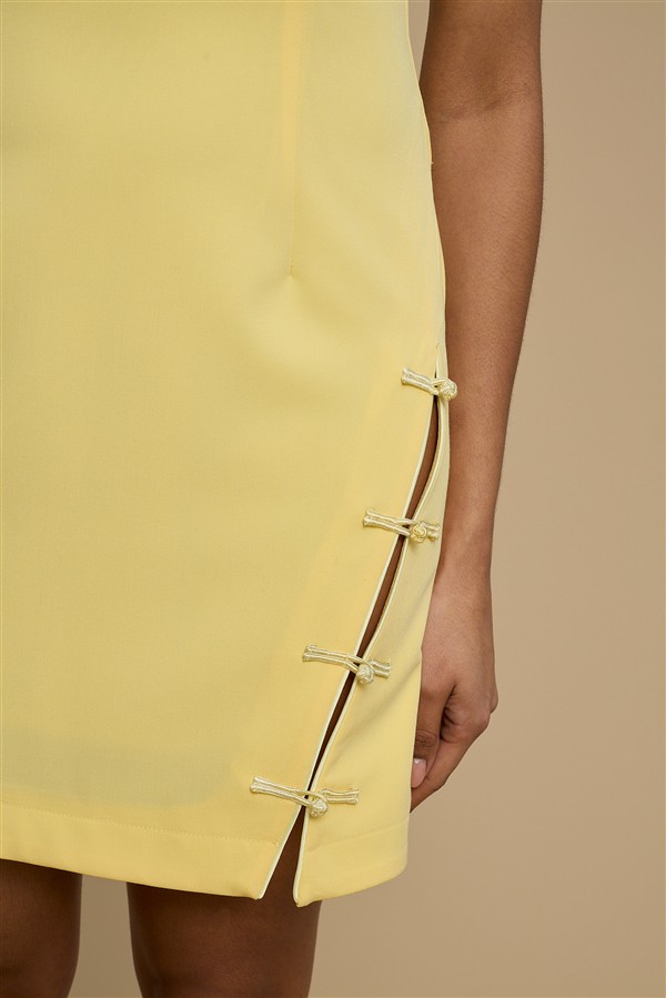 LA CHAINE THALIA DRESS YELLOW