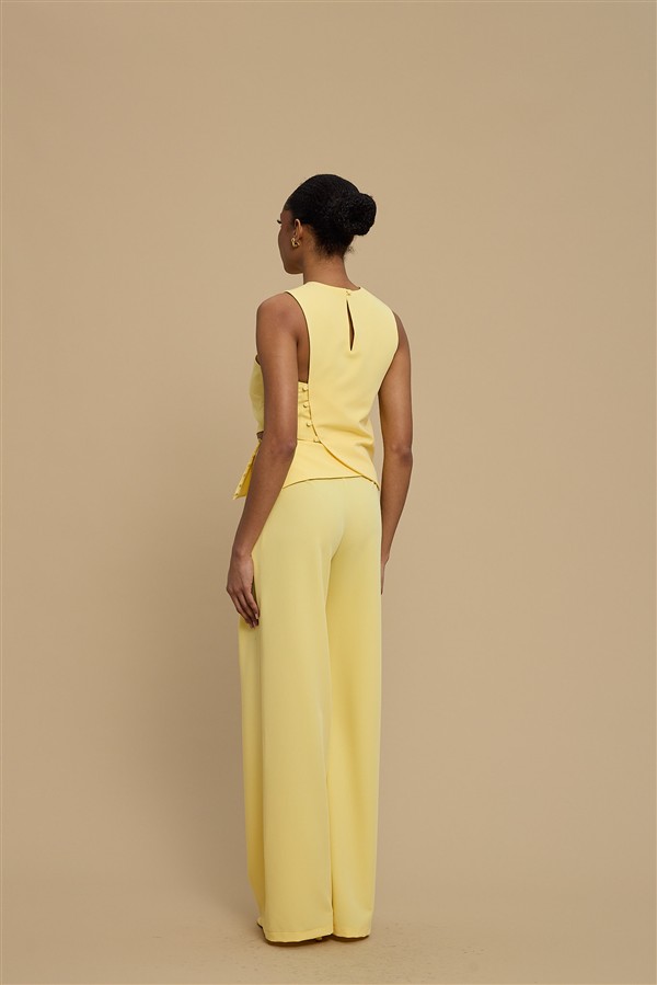 LA CHAINE WAVE PANTS YELLOW