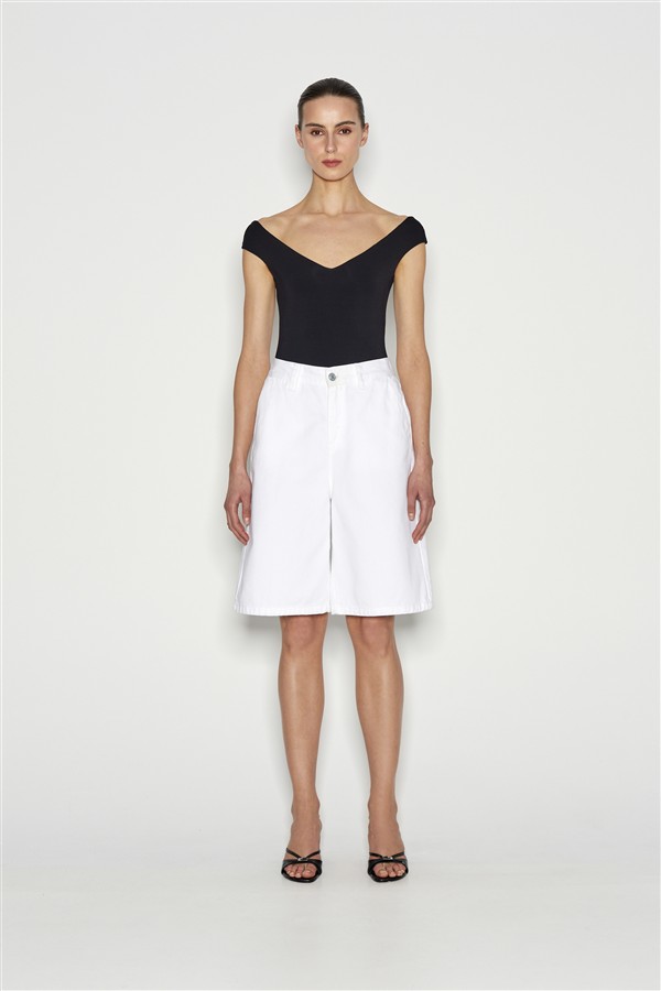 NR LAGOON DENIM BERMUDA WHITE