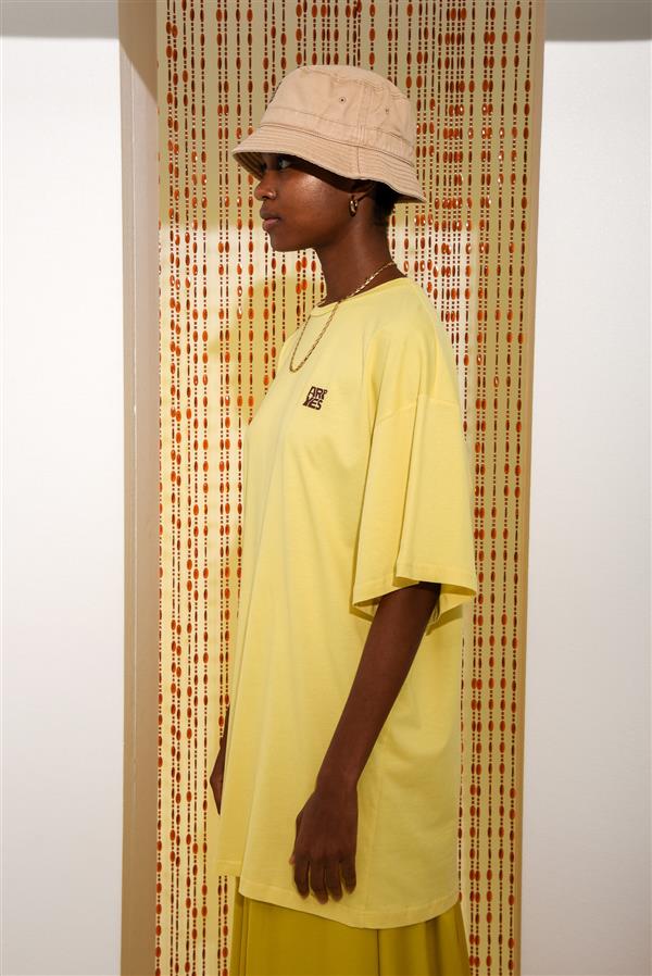 ARPYES LIME OVERSIZED T SHIRT YELLOW