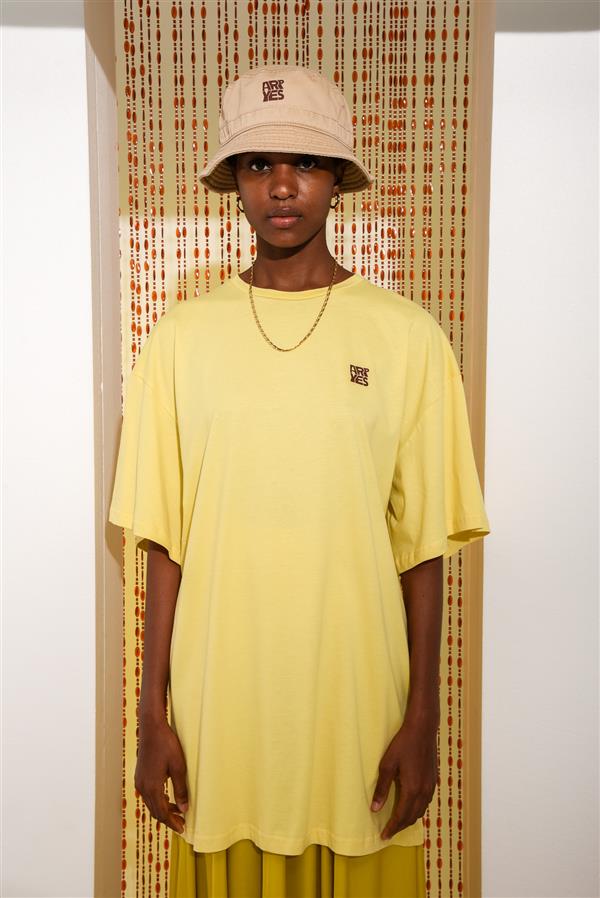 ARPYES LIME OVERSIZED T SHIRT YELLOW