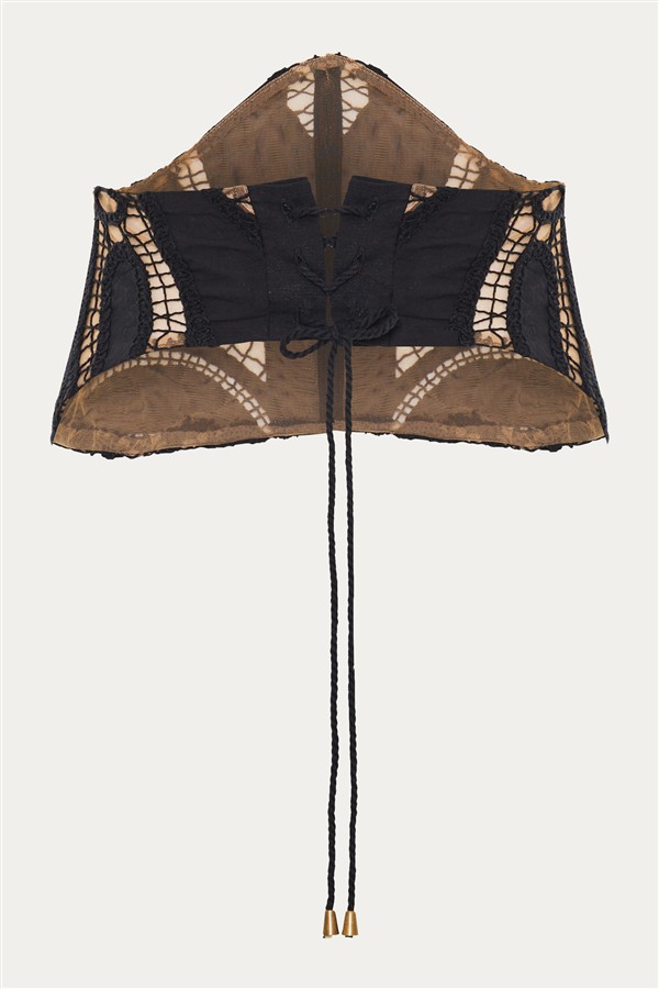NIDODILEDA LITHE CORSET BELT BLACK