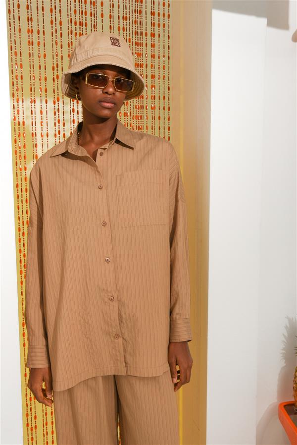 ARPYES LUSH SHIRT BEIGE