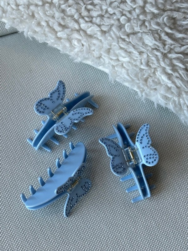 MESSY MONDAYS GLITTER WINGS BUTTERFLY BLUE