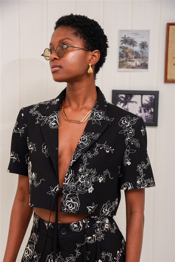 ARPYES MI LUV YUH BLAZER BLACK