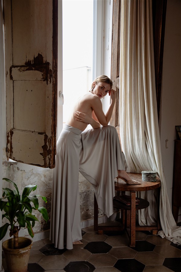 NIDODILEDA ALBA PANTS SILVERY