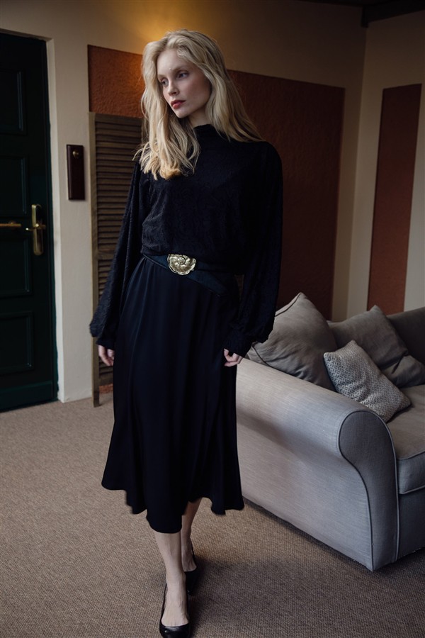 NIDODILEDA ALTHEA DRESS BLACK