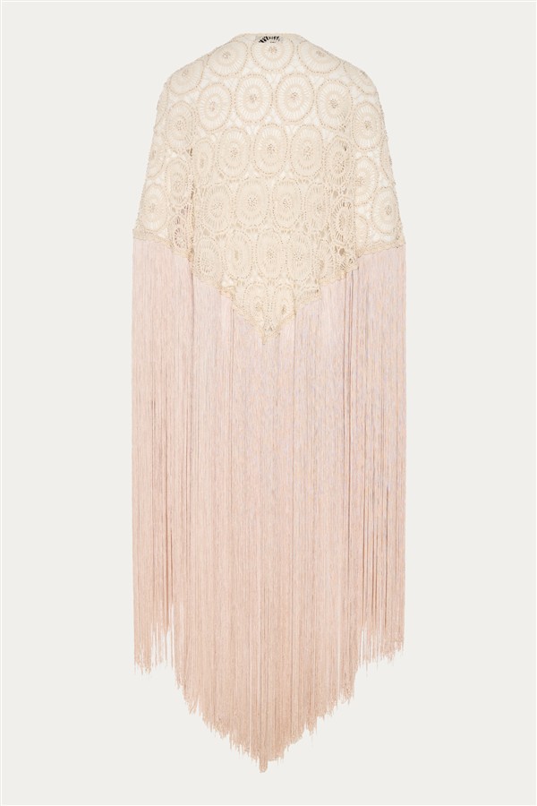 NIDODILEDA AMORET SHAWL OFF WHITE