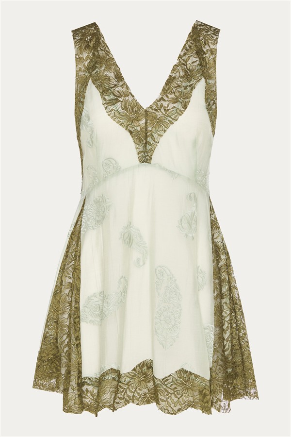 NIDODILEDA BETWEEN TOPDRESS MINT/GREEN